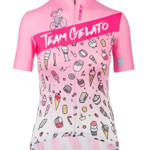 Expresní Doručení Q36.5 G1 Team Gelato Jersey Women (Bílá) - Dámský cyklistický dres Endorphin Republic