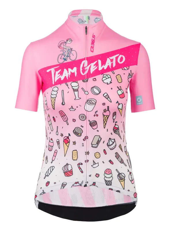 Expresní Doručení Q36.5 G1 Team Gelato Jersey Women (Bílá) - Dámský cyklistický dres Endorphin Republic