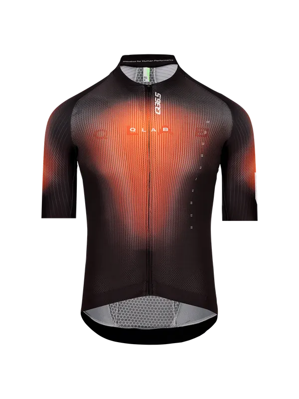 Sleva Q.36.5 Gregarius Clima QLAB Jersey (Červená) - Pánský cyklistický dres Endorphin Republic