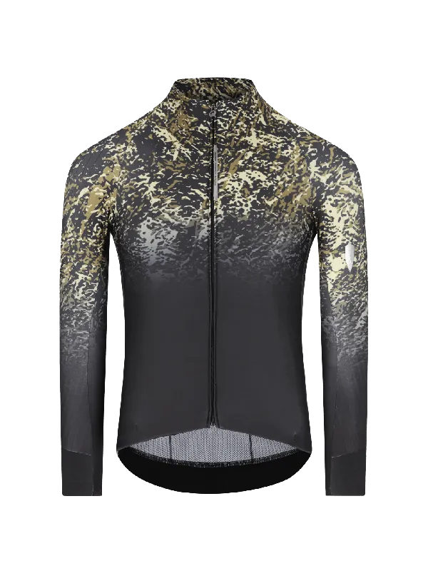 Sleva Q36.5 Gregarius Hybrid Collar fade long sleeve (Černá) - Cyklistický dres Endorphin Republic