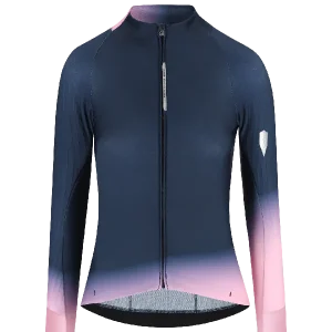 Q36.5 Gregarius Hybrid Collar fade long sleeve (Modrá) - Cyklistický dres Endorphin Republic Cenová Bomba