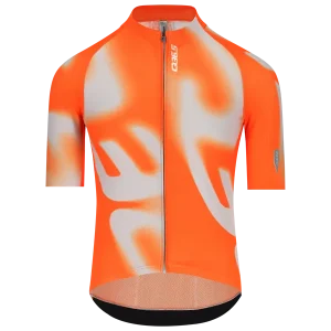 Q36.5 Gregarius Pro Big Logo Jersey (Oranžová) - Pánský cyklistický dres Endorphin Republic Hit Sezóny