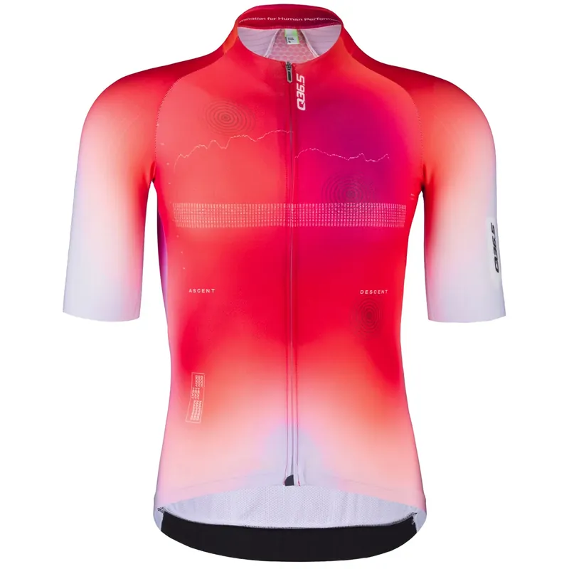 Ověřený Q36.5 Gregarius Pro QLAB (Červená) - Cyklistický dres Endorphin Republic