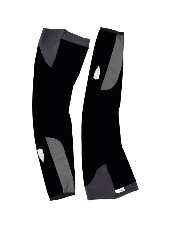 Q36.5 Hybrid Leg Warmer (Černá) - Cyklistické návleky na nohy Endorphin Republic Finální Výprodej