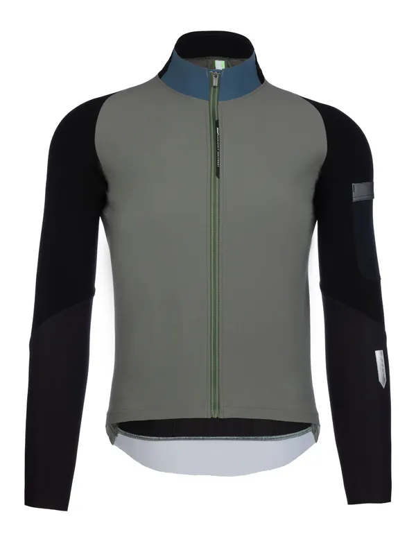 Ihned K Objednání Q36.5 Jersey long sleeve Hybrid Que (Olivová) - Pánský cyklistický dres Endorphin Republic