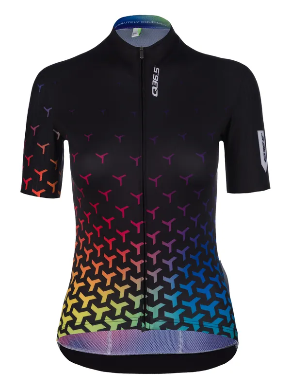 Top Prodej Q36.5 Jersey Shortsleeve G1 Women (Černá) - Dámský cyklistický dres Endorphin Republic