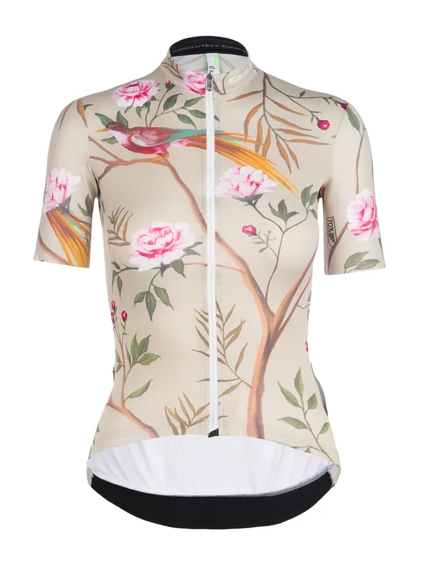 Nízká Cena Q36.5 Jersey Shortsleeve G1 Women (Zelená) - Dámský cyklistický dres Endorphin Republic