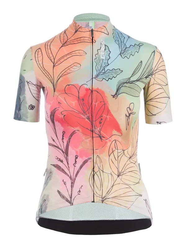 Oblíbený Q36.5 Jersey Short Sleeve G1 (Zelená) - Dámský cyklistický dres Endorphin Republic