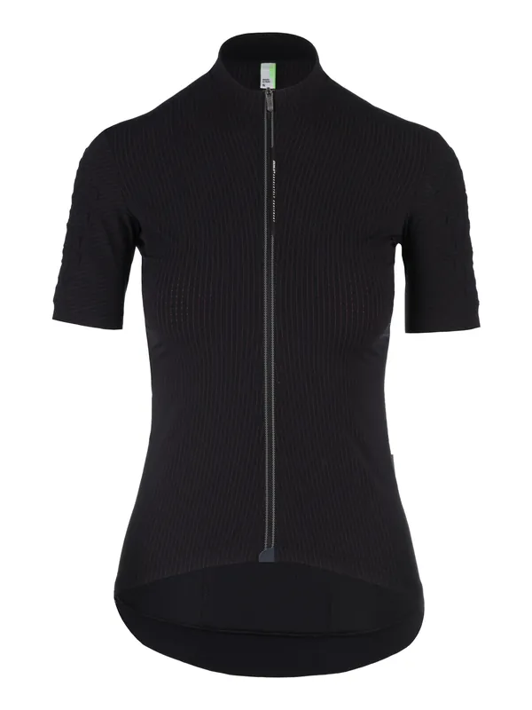 Q36.5 Jersey short sleeve L1 grid SKIN (Černá) - Dámský cyklistický dres s krátkým rukávem Endorphin Republic Vysoce Kvalitní