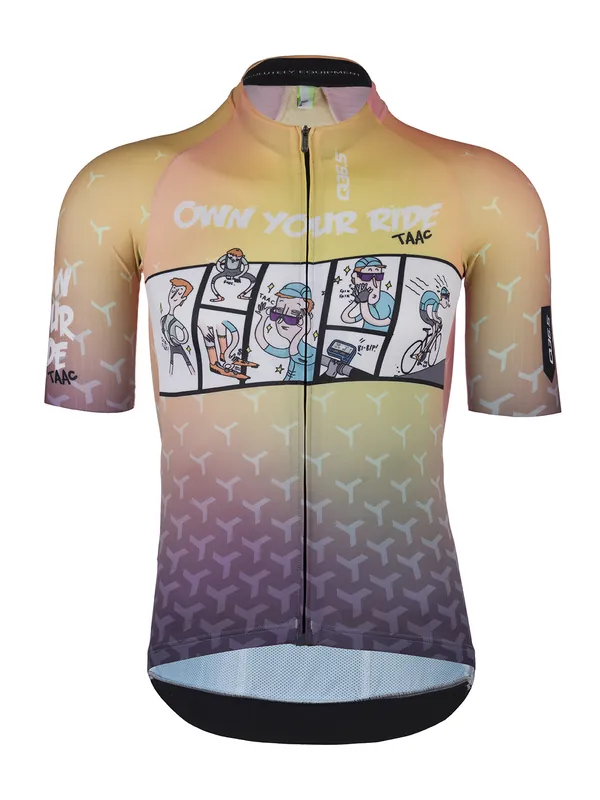 Q36.5 Jersey Short Sleeve (Černá) - Pánský cyklistický dres Endorphin Republic Expresní Doručení