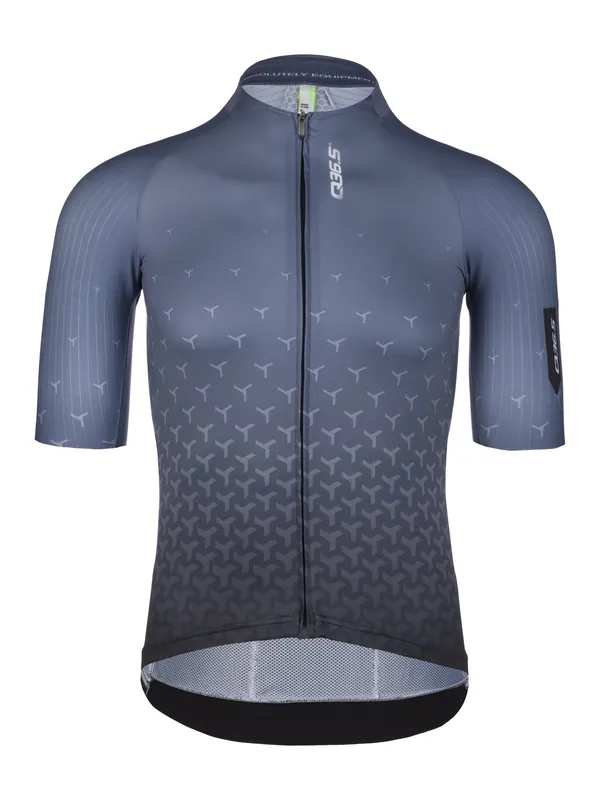 Omezená Nabídka Q36.5 Jersey Short Sleeve R2 Y (Černá) - Pánský cyklistický dres Endorphin Republic