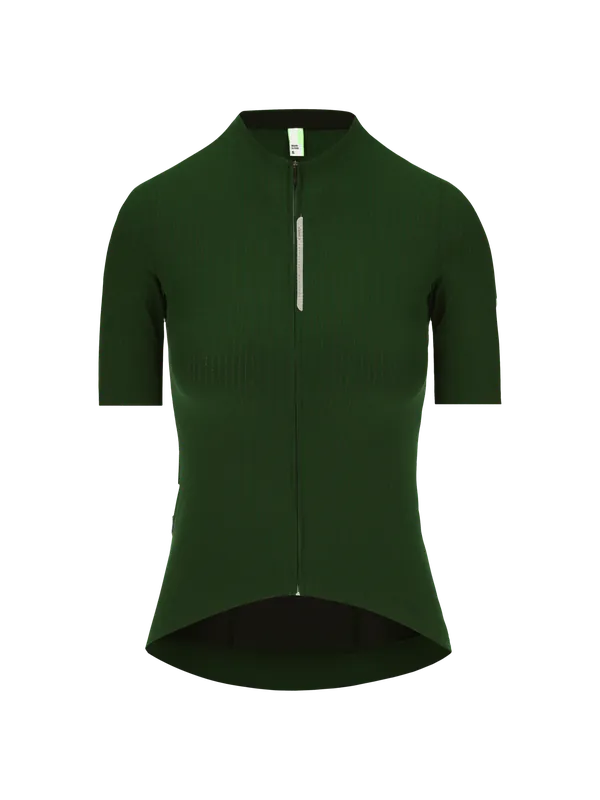 Q36.5 Pinstripe PRO Jersey Women (Zelená) - Dámský cyklistický dres Endorphin Republic Časově Omezené