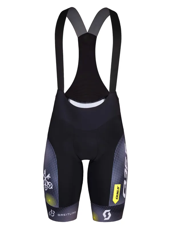 Rychlé Dodání Q36.5 Q36.5 Pro Cycling Team Bib Shorts (Černá) - Pánské cyklistické kraťasy Endorphin Republic