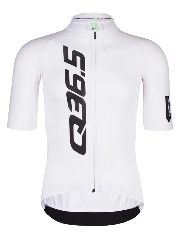 Q36.5 R2 Signature Jersey (Bílá) - Pánský cyklistický dres Endorphin Republic Výprodej