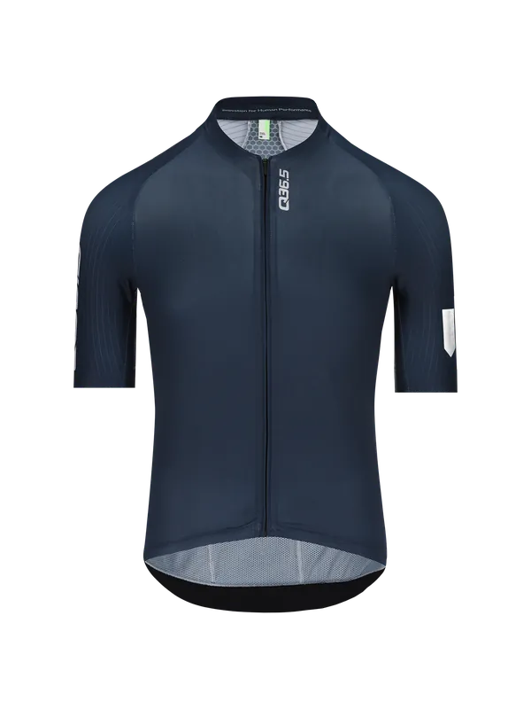 Q36.5 R2 Signature Jersey (Modrá) - Pánský cyklistický dres Endorphin Republic Expresní Doručení