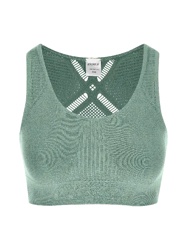 Q.36.5 Seamless Bra (Olivová) - Dámská podprsenka Endorphin Republic Aktuální