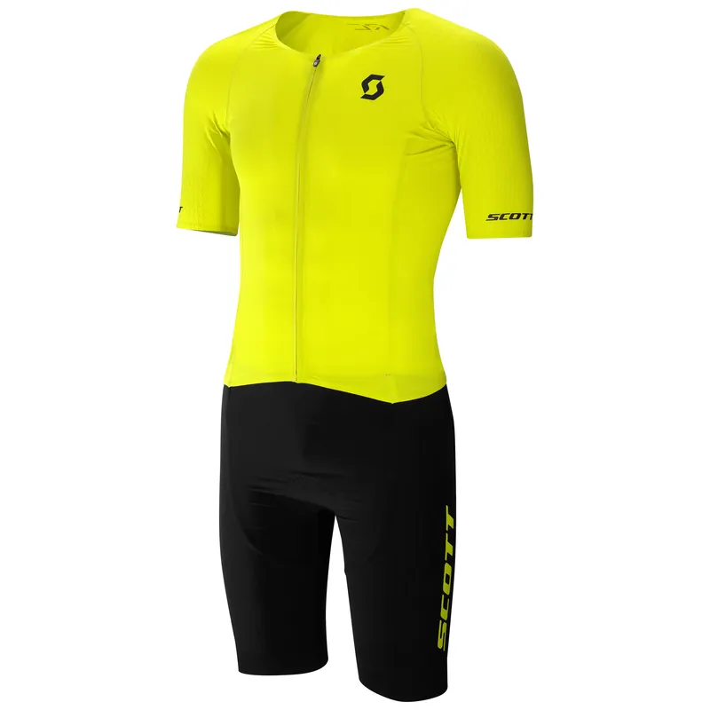 Super Cena SCOTT RC Premium Kinetech (Žlutá) - Pánské cyklistické body Endorphin Republic