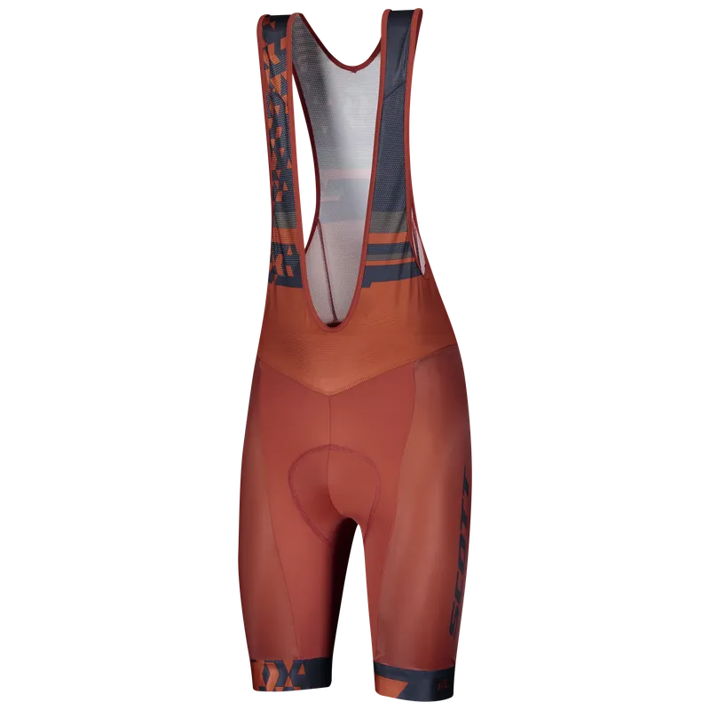 SCOTT RC Team ++ (Červená) - Pánské cyklistické kraťasy s kšandami Endorphin Republic Jen Po Omezenou Doba