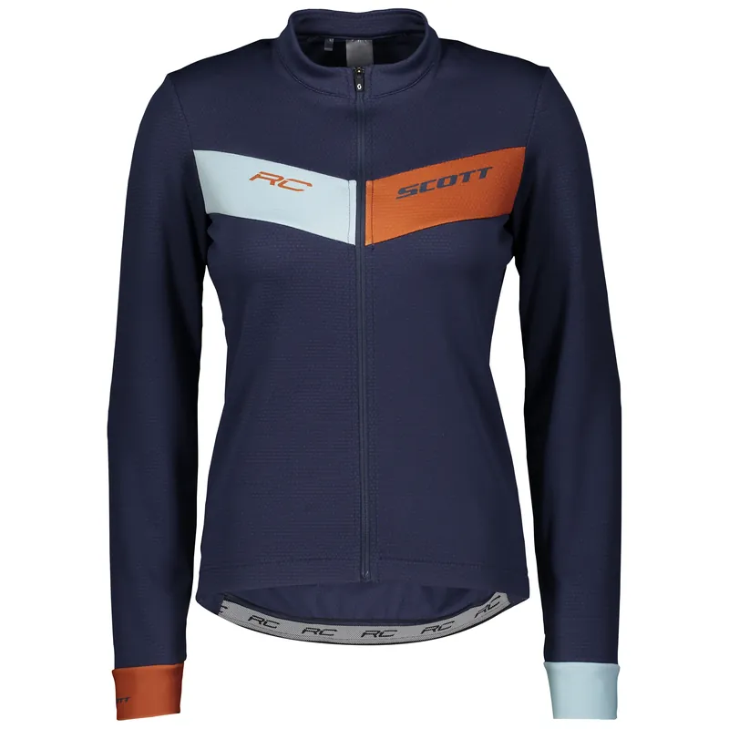 Scott Shirt RC Warm l/s (Modrá) - Dámské cyklistické tričko Endorphin Republic Výhodná Nabídka