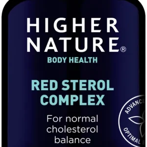 Dokud Zásoby Vydrží HIGHER NATURE Red Sterol Complex - Kapsle pro udržování zdravé hladiny cholesterolu Endorphin Republic
