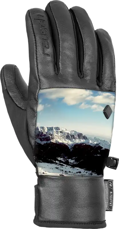 Reusch Giorgia R-TEX® XT (Černá) - Dámské lyžařské prstové rukavice Endorphin Republic Super Cena