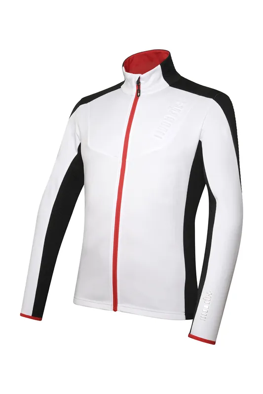 Časově Omezené Rh+ Logo Full Zip (Bílá) - Pánská mikina Endorphin Republic