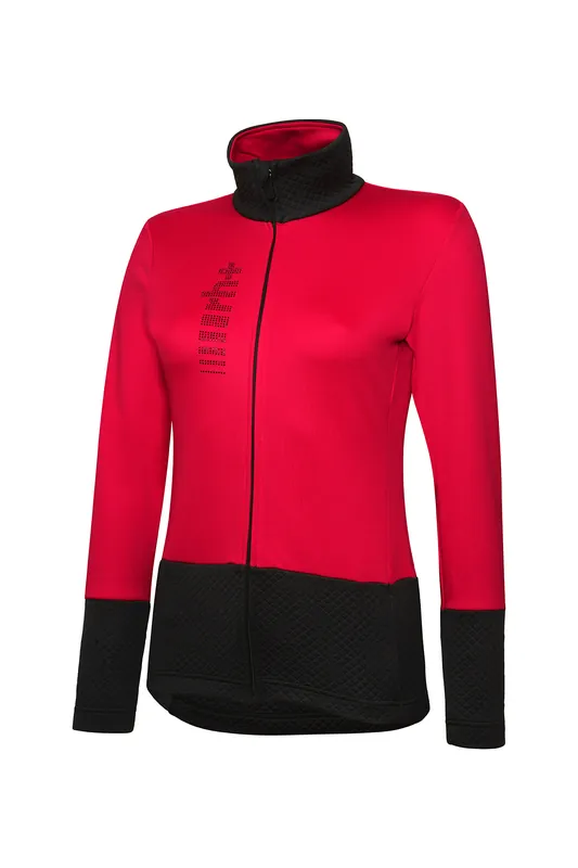 Aktuální RH+ VEGA W JERSEY (Červená) - Dámská mikina Endorphin Republic