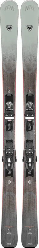 Rossignol EXPERIENCE W 82 TI KONECT + NX 12 KONECT GW B90 BLK CHROM / RAMFR04+FCKCN01 -set (Černá) - Dámské sjezdové lyže s vázáním Endorphin Republic Nízká Cena