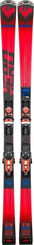 Značkový Rossignol HERO ELITE LT TI KONECT + NX 12 K GW B80 BLK HOT RED / RALPL01 + FCLCN03 (Černá) - Sjezdové lyže s vázáním Endorphin Republic