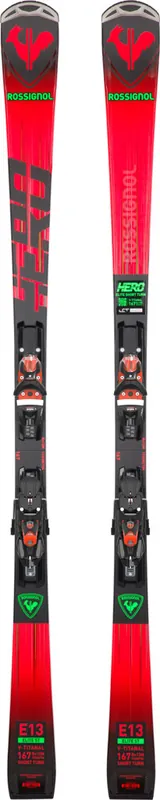 Rossignol HERO ELITE ST TI KONECT + SPX 14 K GW B80 BLK HOT RED / RALPH01 + FCLCS02 (Černá) - Sjezdové lyže s vázáním Endorphin Republic Přímo Od Výrobce