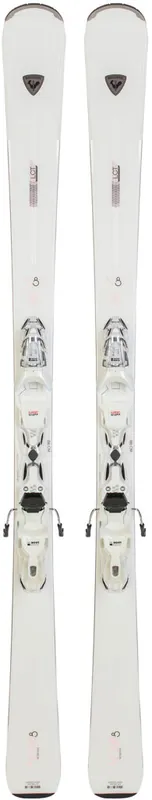 Rossignol NOVA 2 XPRESS + XPRESS W 10 GW B83 WHT + SPARKLE / RAKLI02 + FCID036 (Bílá) - Dámské sjezdové lyže s vázáním Endorphin Republic Jen Po Omezenou Doba