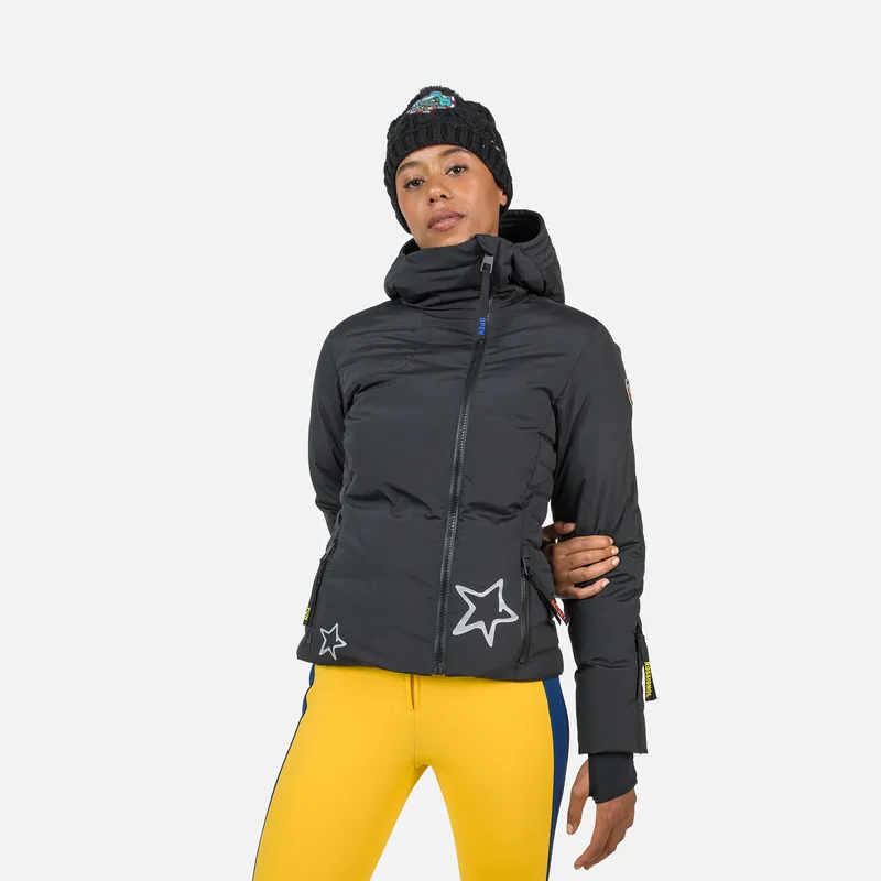 Nízká Cena Rossignol W STELLAR DOWN JKT (Černá) - Dámská lyžařská bunda Endorphin Republic