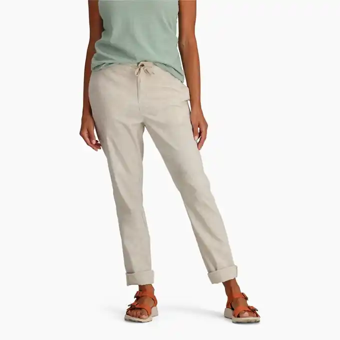 Royal Robbins HEMPLINE TIE PANT (Červená) - Dámské kalhoty Endorphin Republic Rychlé Dodání