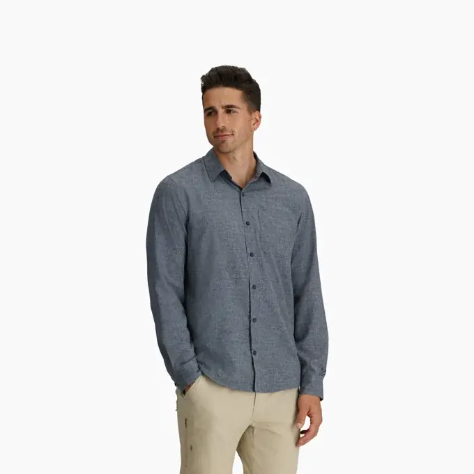 Royal Robbins Men‘s Amp Lite II L/S (Zelená) - Pánská košile Endorphin Republic Nízká Cena