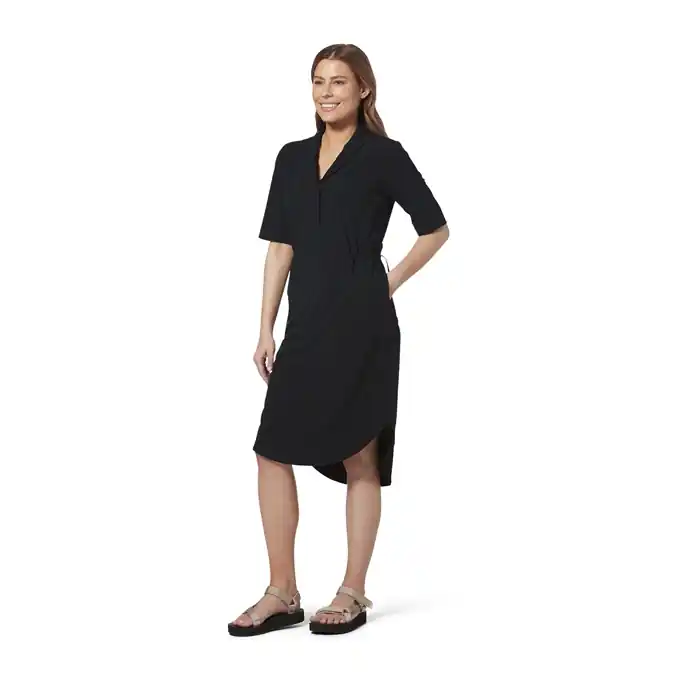 Royal Robbins SPOTLESS TRAVELER DRESS S/S (Černá) - Dámské šaty Endorphin Republic Bezpečná Platba