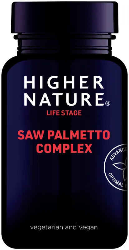 Hit Sezóny HIGHER NATURE Saw Palmetto Complex - Synergické rostlinné výtažky a minerály pro celkovou podporu prostaty a močopohlavního ústrojí mužů Endorphin Republic