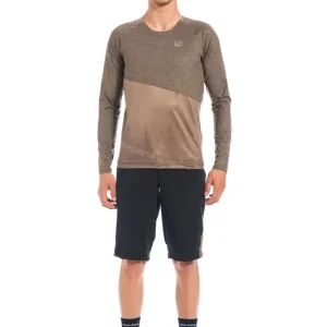 Scatto Pro MTB L/S Jersey - Men‘s (Tmavě červená) - Pánský cyklistický dres dl. rukáv Endorphin Republic Přímo Od Výrobce