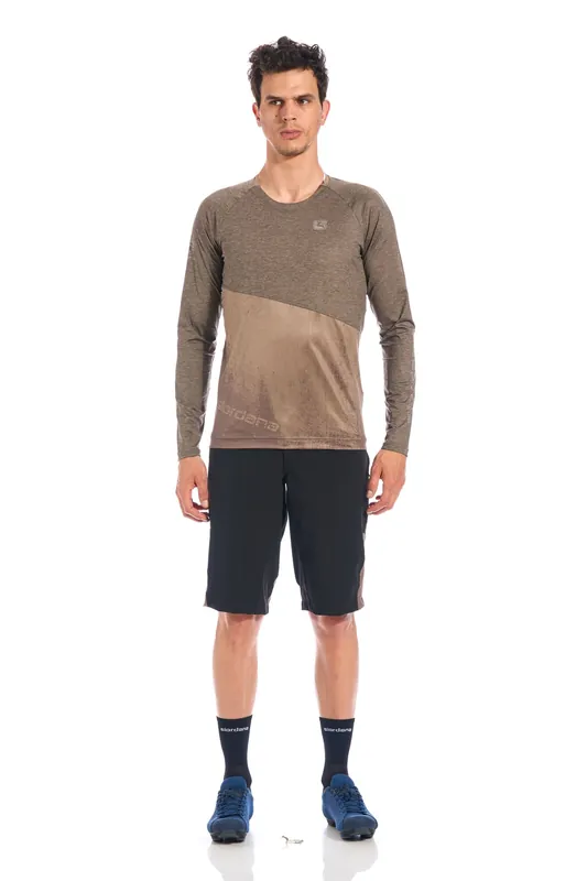 Scatto Pro MTB L/S Jersey - Men‘s (Tmavě červená) - Pánský cyklistický dres dl. rukáv Endorphin Republic Přímo Od Výrobce