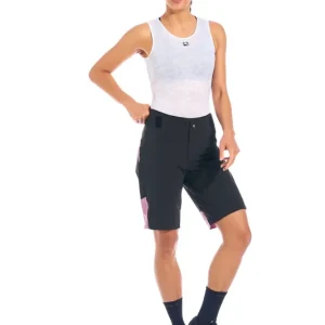 Scatto Pro MTB Short w/front pockets and printable panels - Women‘s (Černá) - Dámské cyklistické MTB šortky Endorphin Republic Výhodná Nabídka