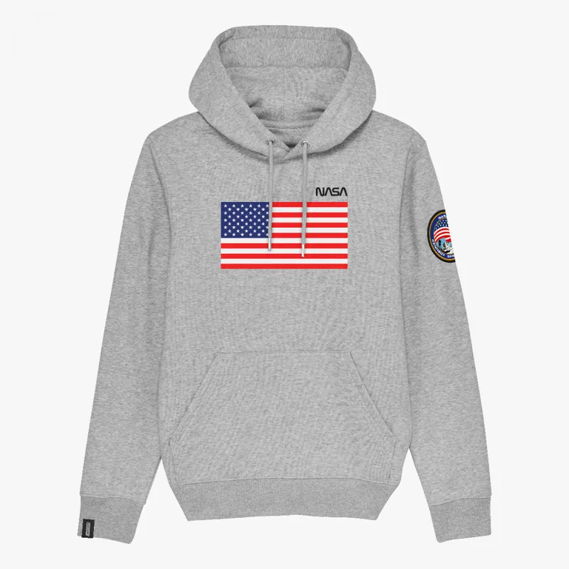 Mikina Scicon Space Agency Hoodie 04 s kapucou (Šedá) - Pánská mikina s kapucou Endorphin Republic Vrácení Zdarma