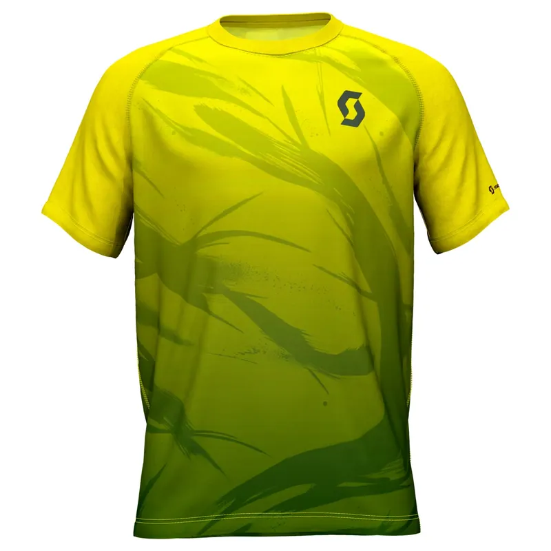 Scott Shirt KINABALU RUN (Žlutá) - Pánské běžecké triko Endorphin Republic Levný