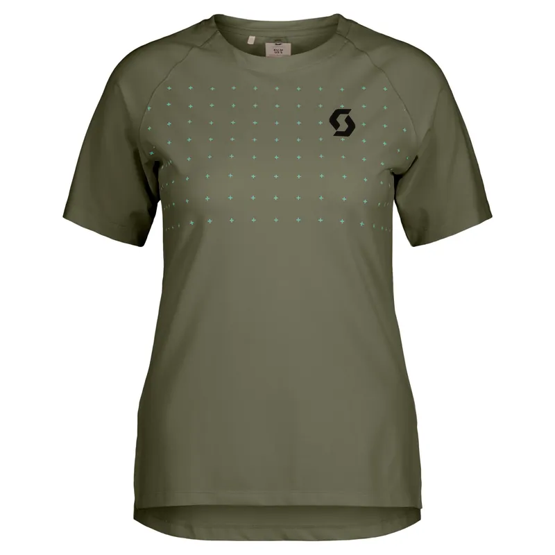 Super Cena SCOTT Tee W‘s Trail Vertic Pro SS (Zelená) - Dámské cyklistické triko Endorphin Republic