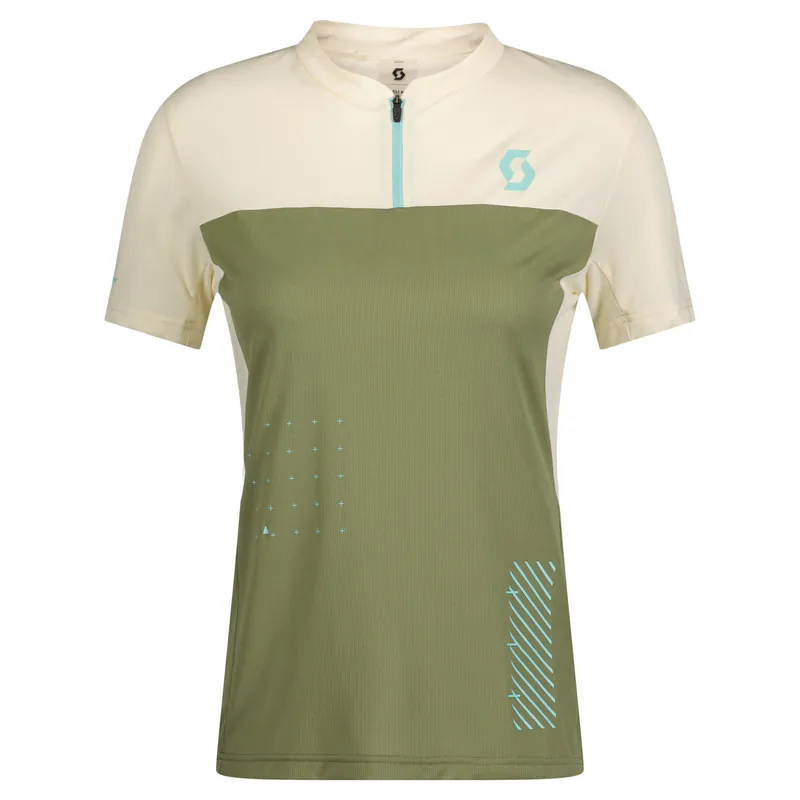 SCO Tee Trail Vertic Zip (Zelená) - Dámské cyklistické triko Endorphin Republic Značkový