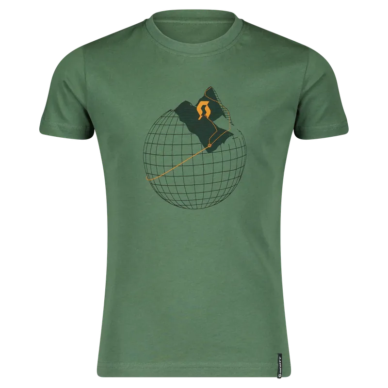 Scott 10 Casual SS (Zelená) - Dětské tričko s krátkým rukávem Endorphin Republic Finální Výprodej