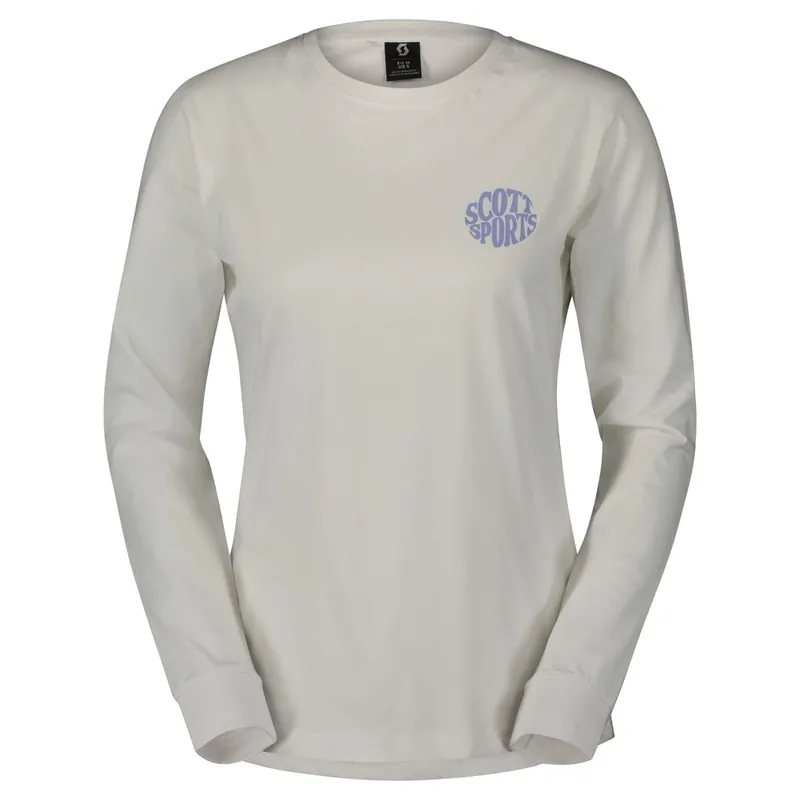Scott 10 Graphic LS (Bílá) - Dámské tričko s dlouhým rukávem Endorphin Republic Koupit Online