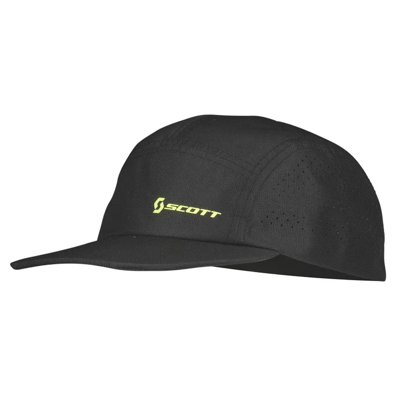 Originální Scott 5-Panel Tech RC Run (Černá) - Běžecká kšiltovka Endorphin Republic