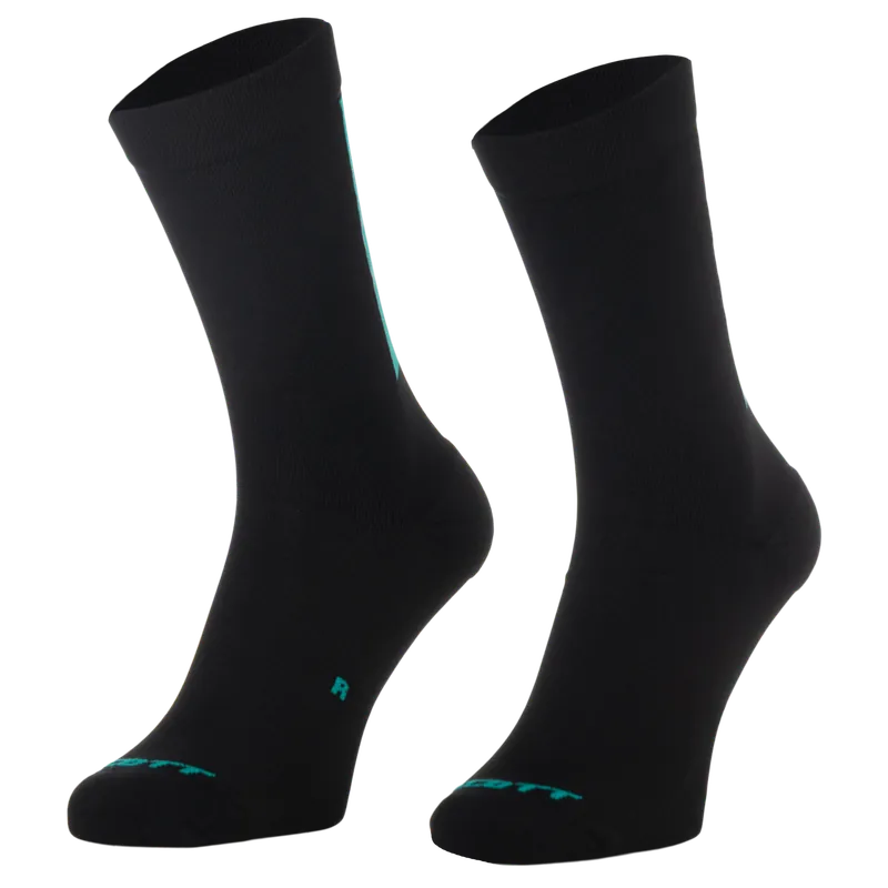 SCOTT Sock Block Stripe Crew (Černá) - Běžecké ponožky Endorphin Republic Výprodej