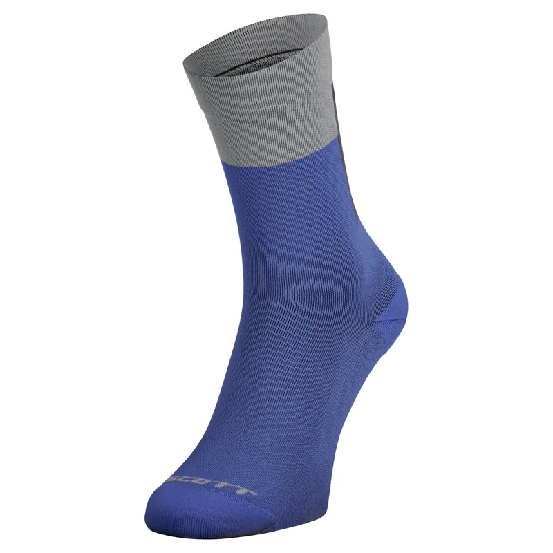 SCOTT Sock Block Stripe Crew (Modrá) - Běžecké ponožky Endorphin Republic Přímo Od Výrobce