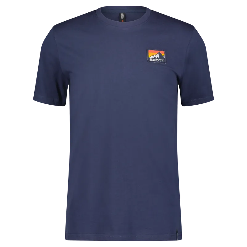 Scott Casual Winter SS (Modrá) - Pánské tričko s krátkým rukávem Endorphin Republic Oblíbený