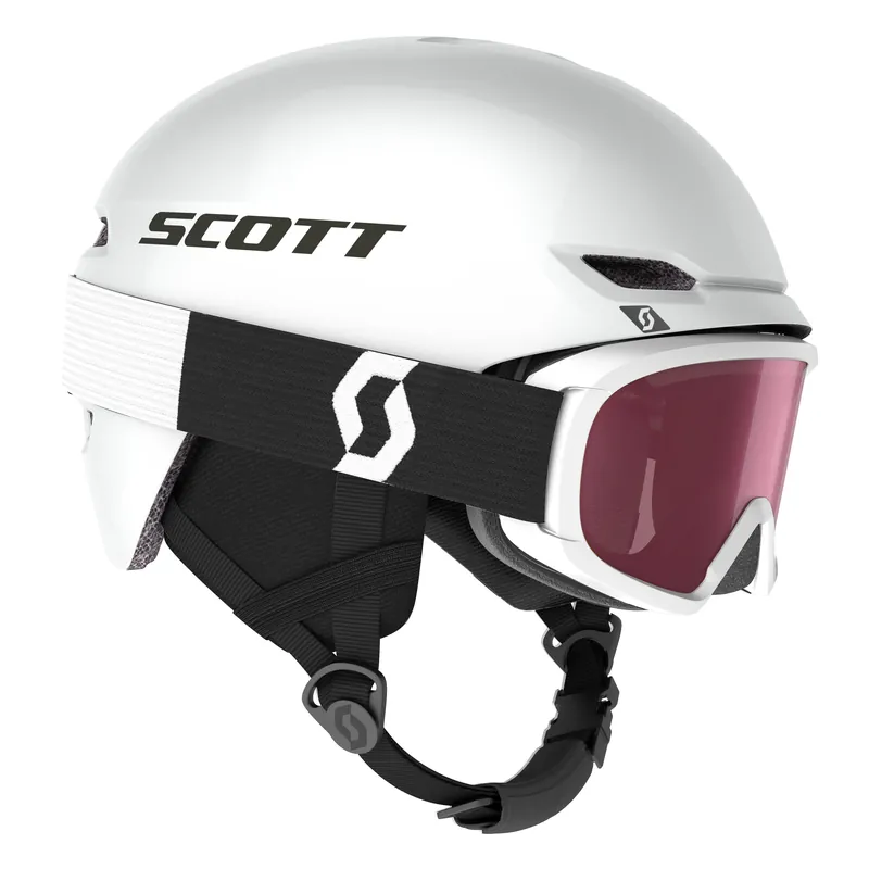 Scott Keeper 2 + Jr Witty (Bílá) - Dětská lyžařská helma s brýlemi Endorphin Republic Akce